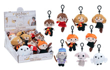 Load image into Gallery viewer, Hermione on broom Plush Bag Clip 8cm

