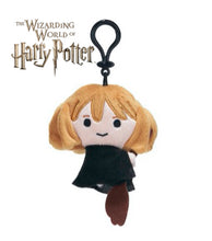 Load image into Gallery viewer, Hermione on broom Plush Bag Clip 8cm
